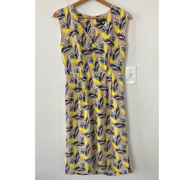 J. Crew Sleeveless Silk Dress In Spring Meadow - Picture 4 of 9
